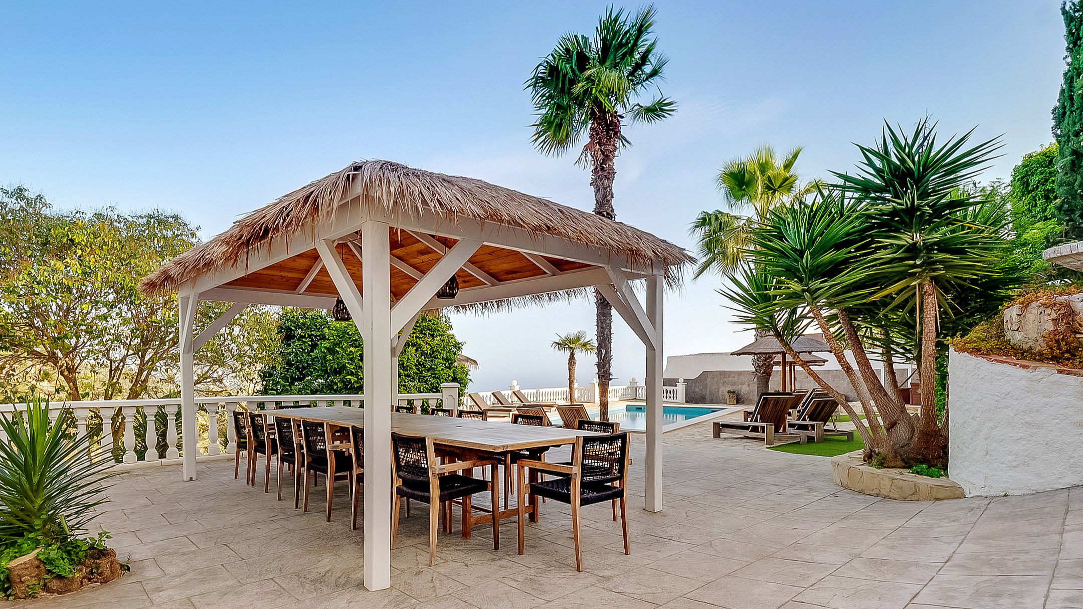 Villas de vacaciones Costa Brava España - Villa Tropicana - Terraza