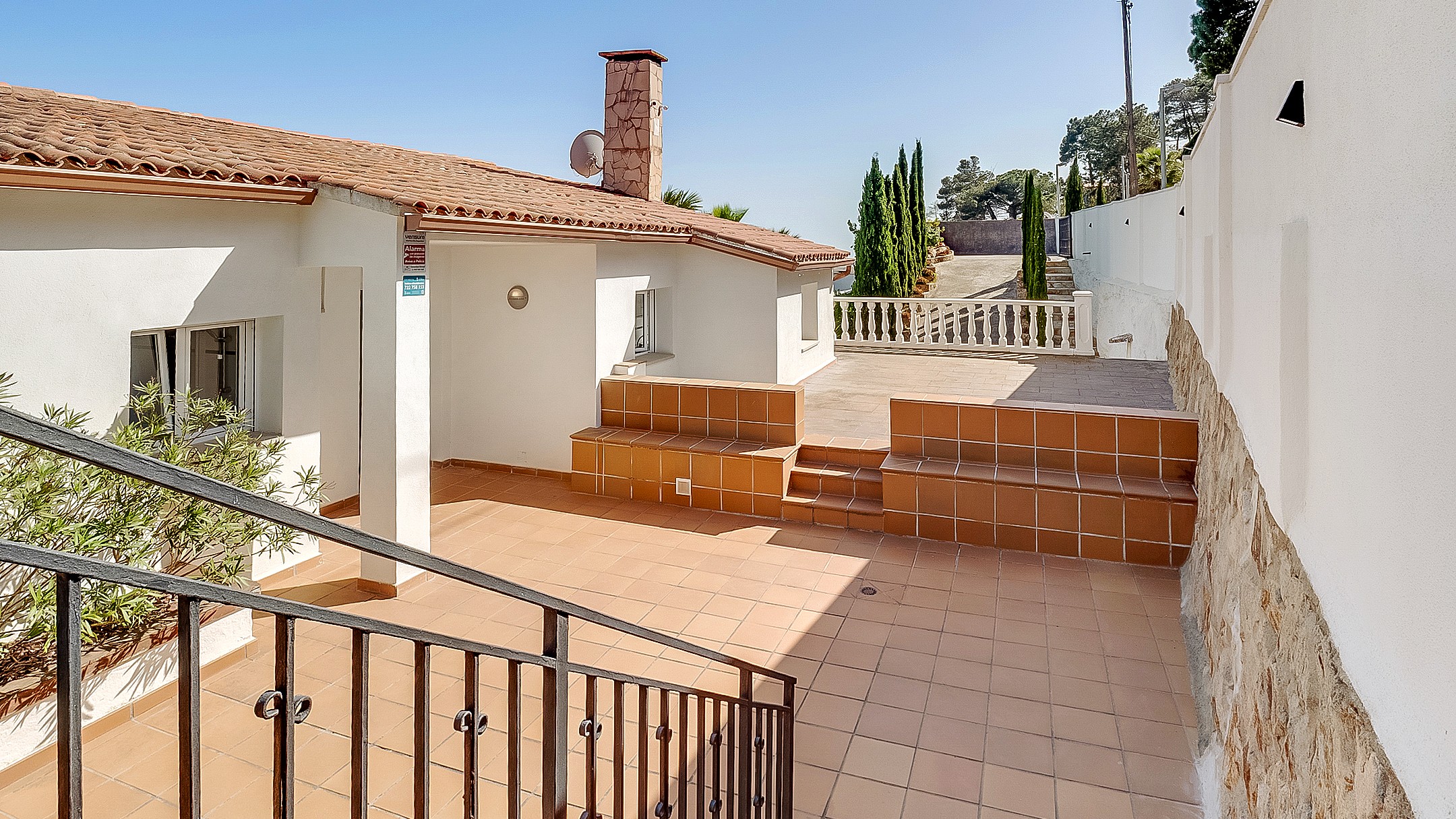 Villas de vacaciones Costa Brava España - Villa Tropicana - Afuera de la casa