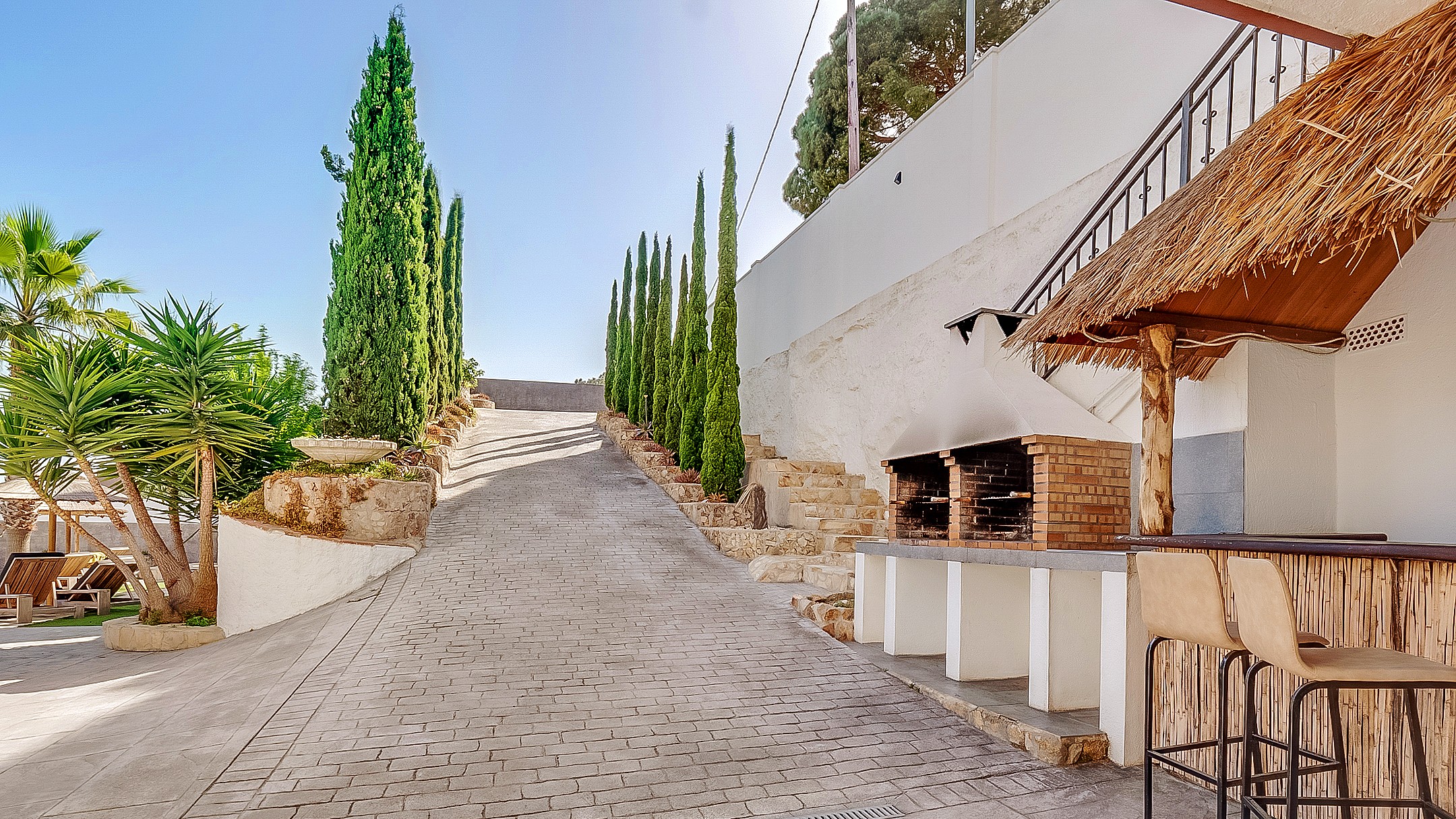 Villas de vacaciones Costa Brava España - Villa Tropicana - Entrada