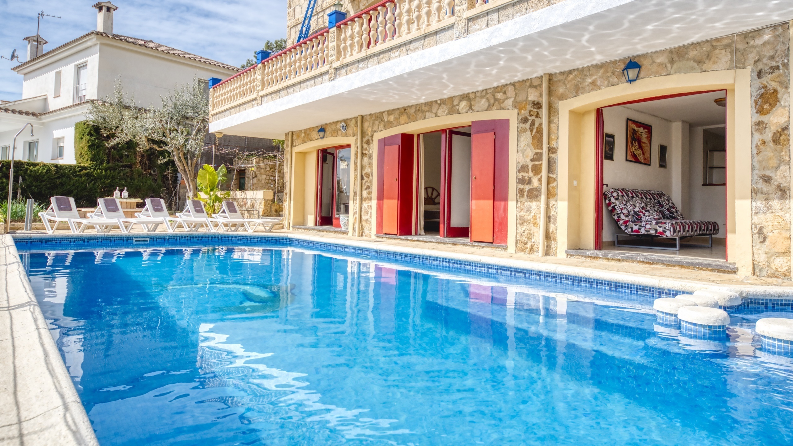 Villas de vacaciones Costa Brava España - Villa Janet - Piscina