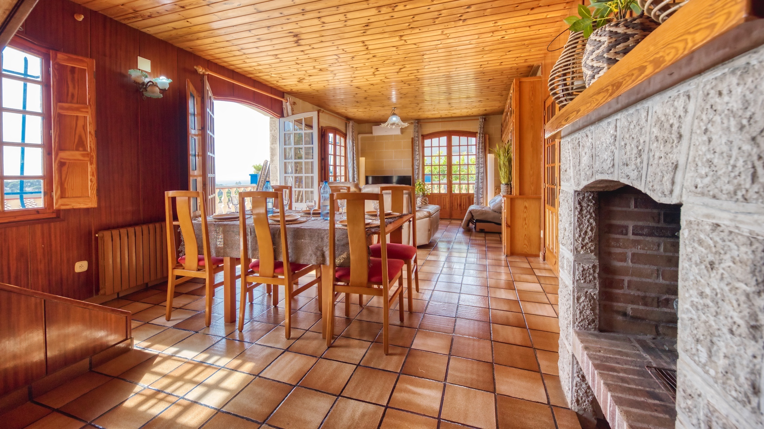 Villas de vacaciones Costa Brava España - Villa Janet - Comedor