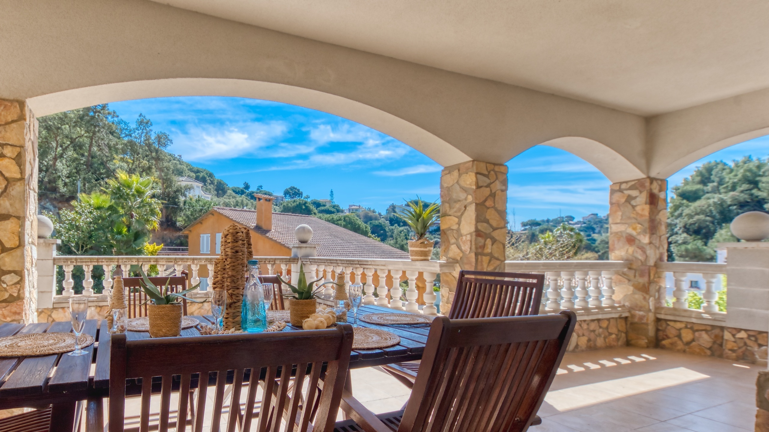 Villas de vacaciones Costa Brava España - Villa Valeria - Terraza