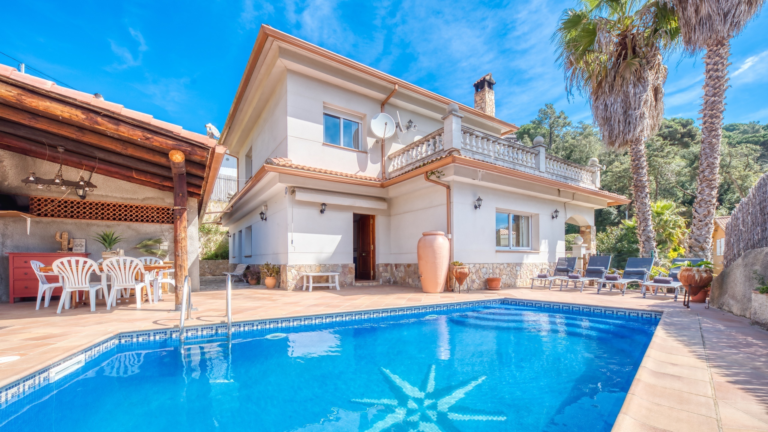 Villas de vacaciones Costa Brava España - Villa Valeria - Piscina