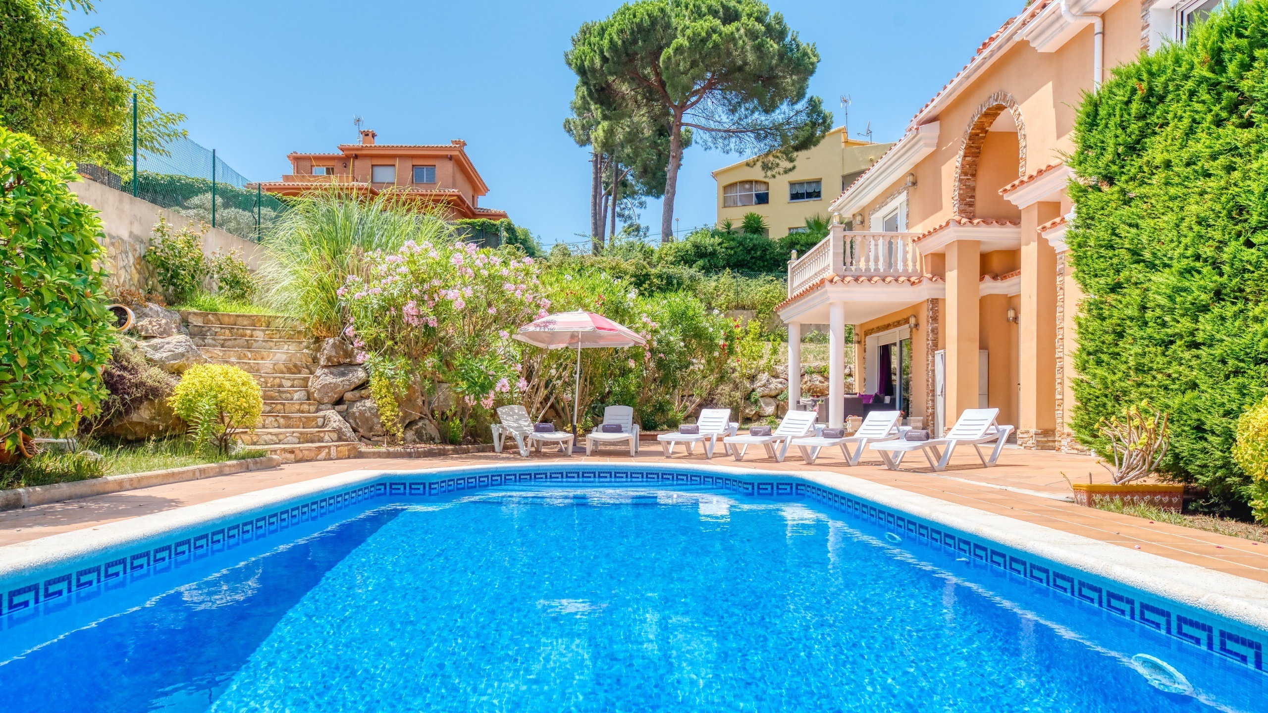 Villas de vacaciones Costa Brava España - Villa Primavera - Piscina