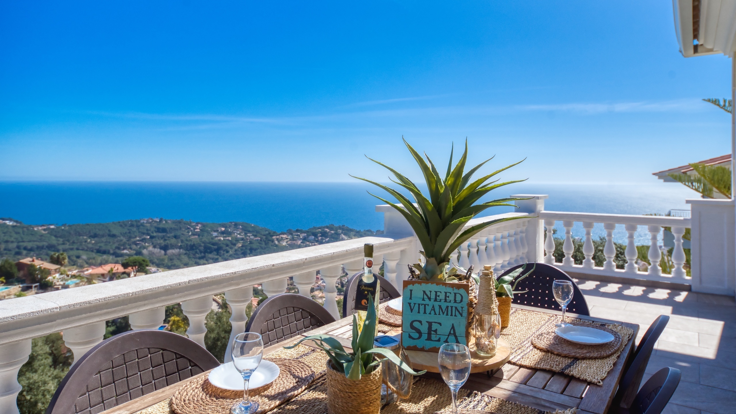 Villas de vacaciones Costa Brava España - Villa Sunrise - Terraza