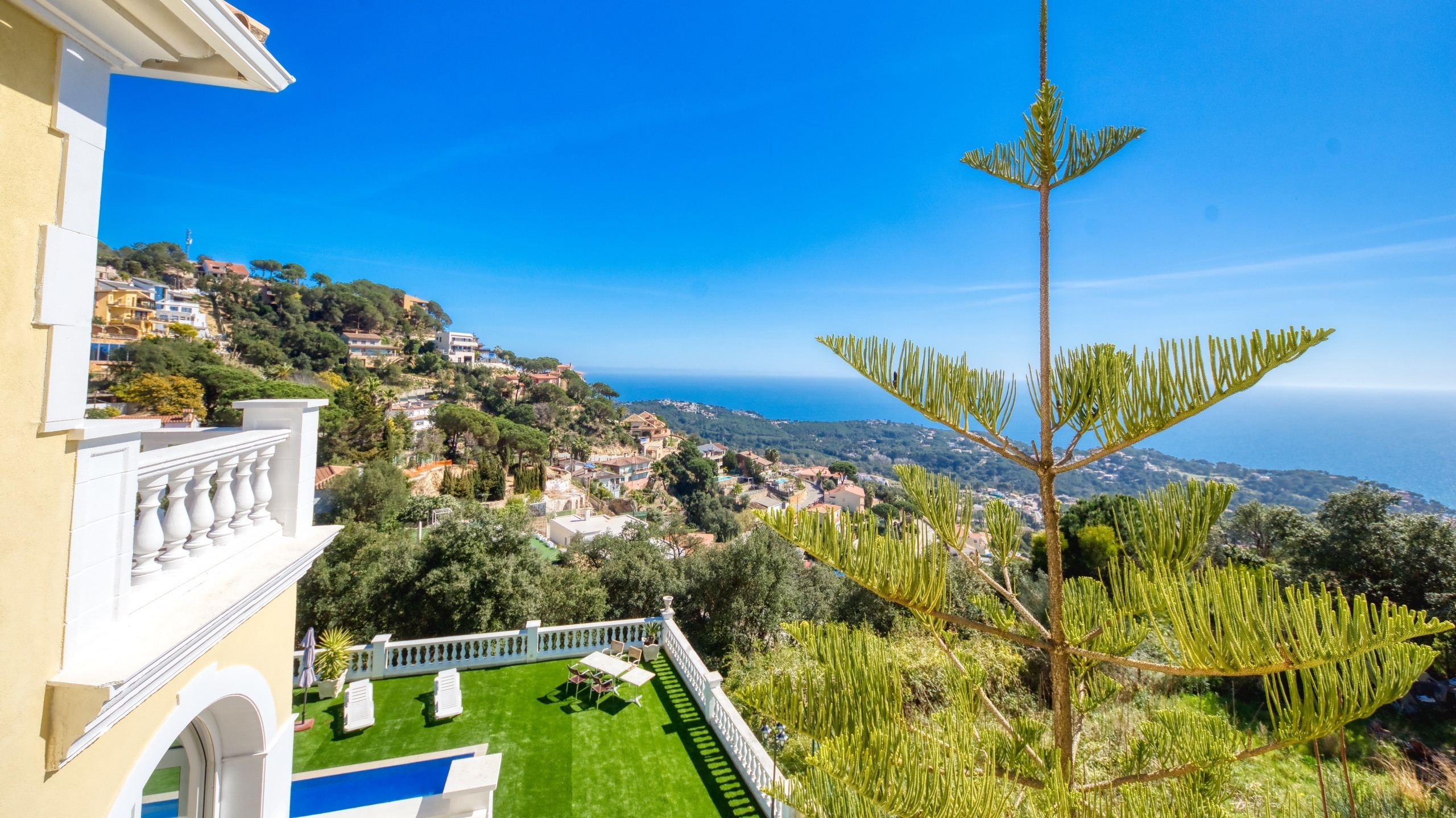 Villas de vacaciones Costa Brava España - Villa Sunrise - Una de las vistas