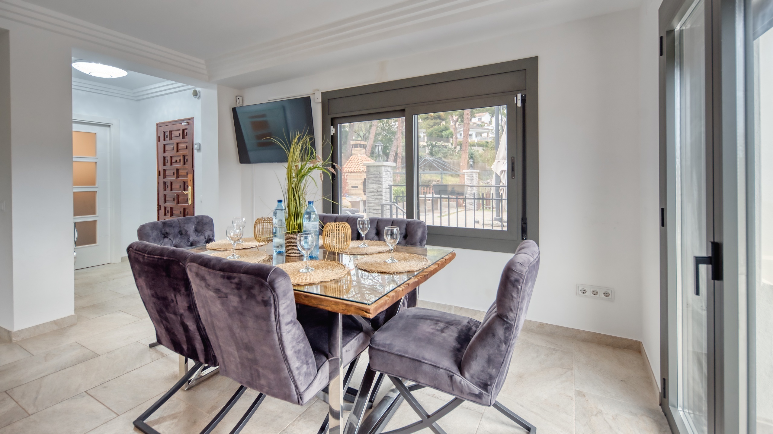 Villas de vacaciones Costa Brava España - Villa Palmera - Comedor