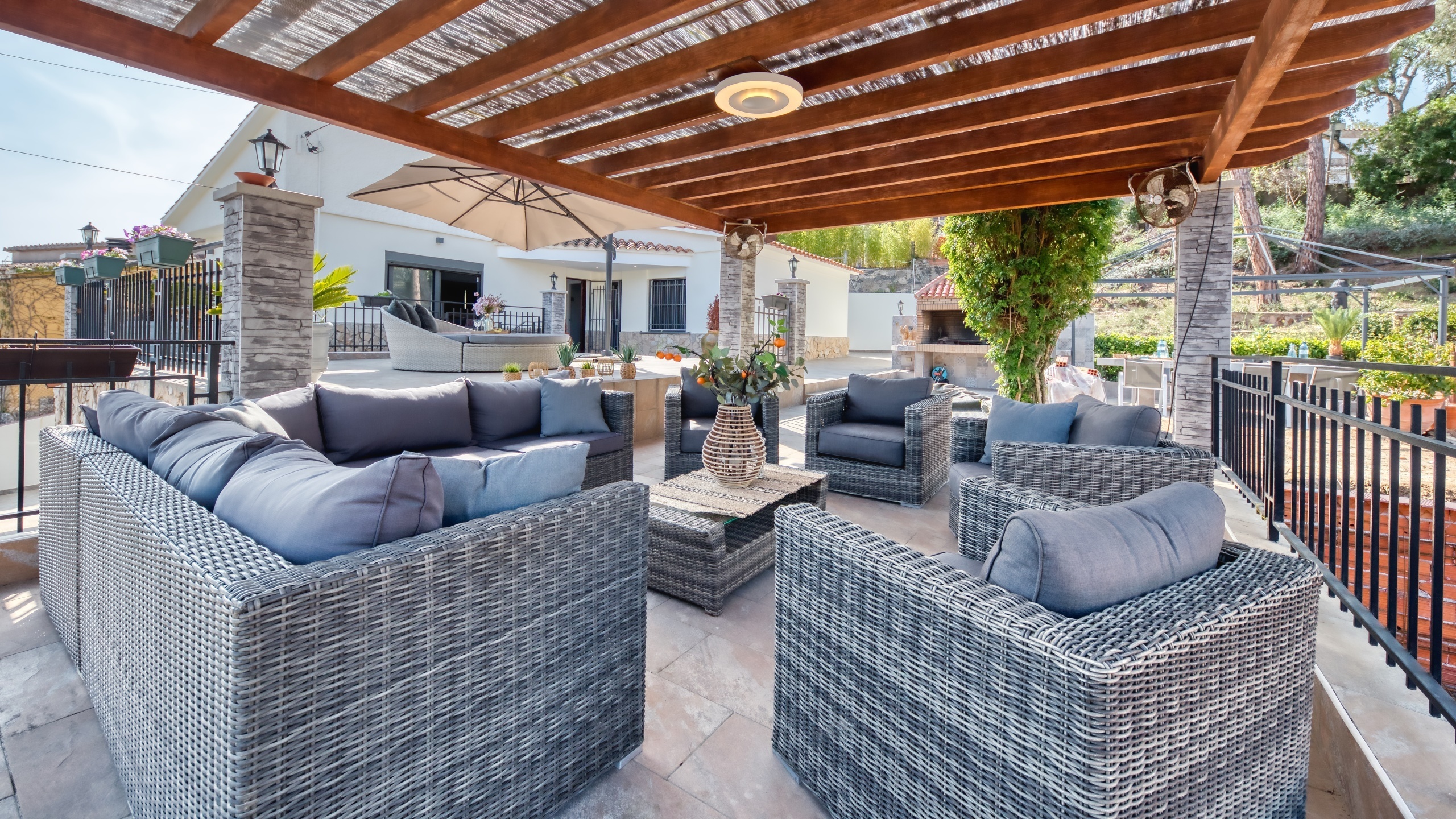 Villas de vacaciones Costa Brava España - Villa Palmera - Salón