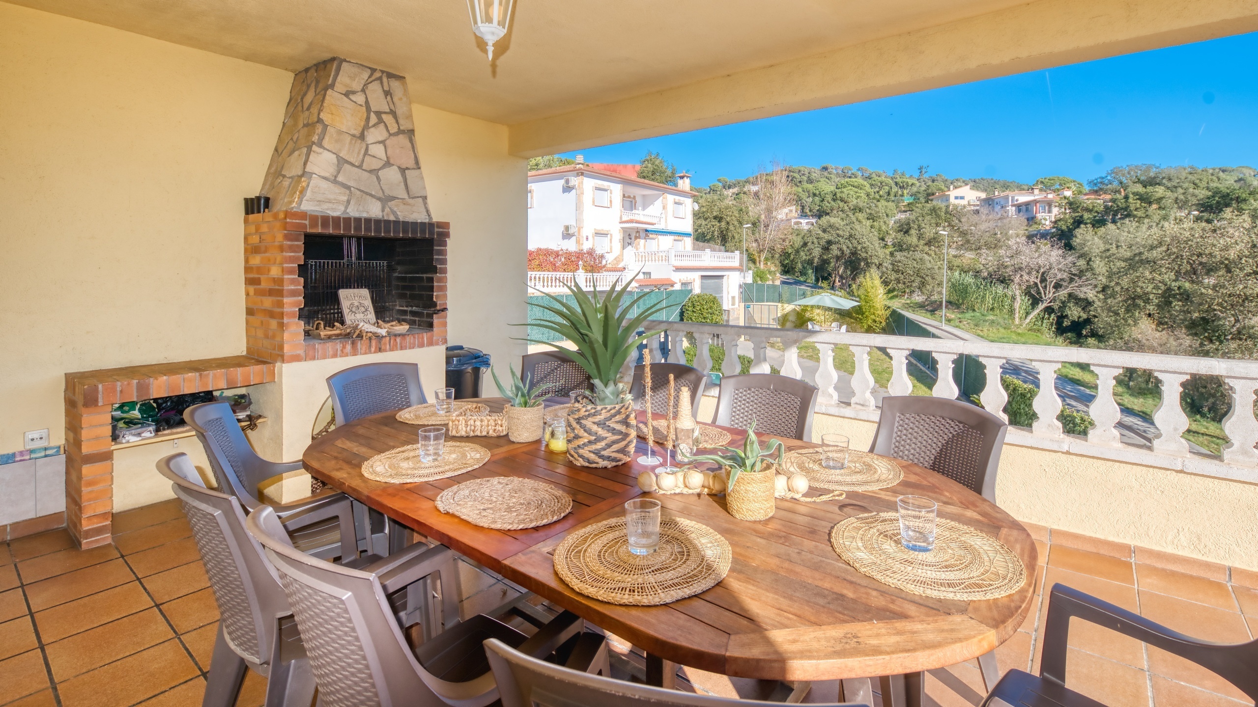 Villas de vacaciones Costa Brava España - Villa Holiday - Área de barbacoa