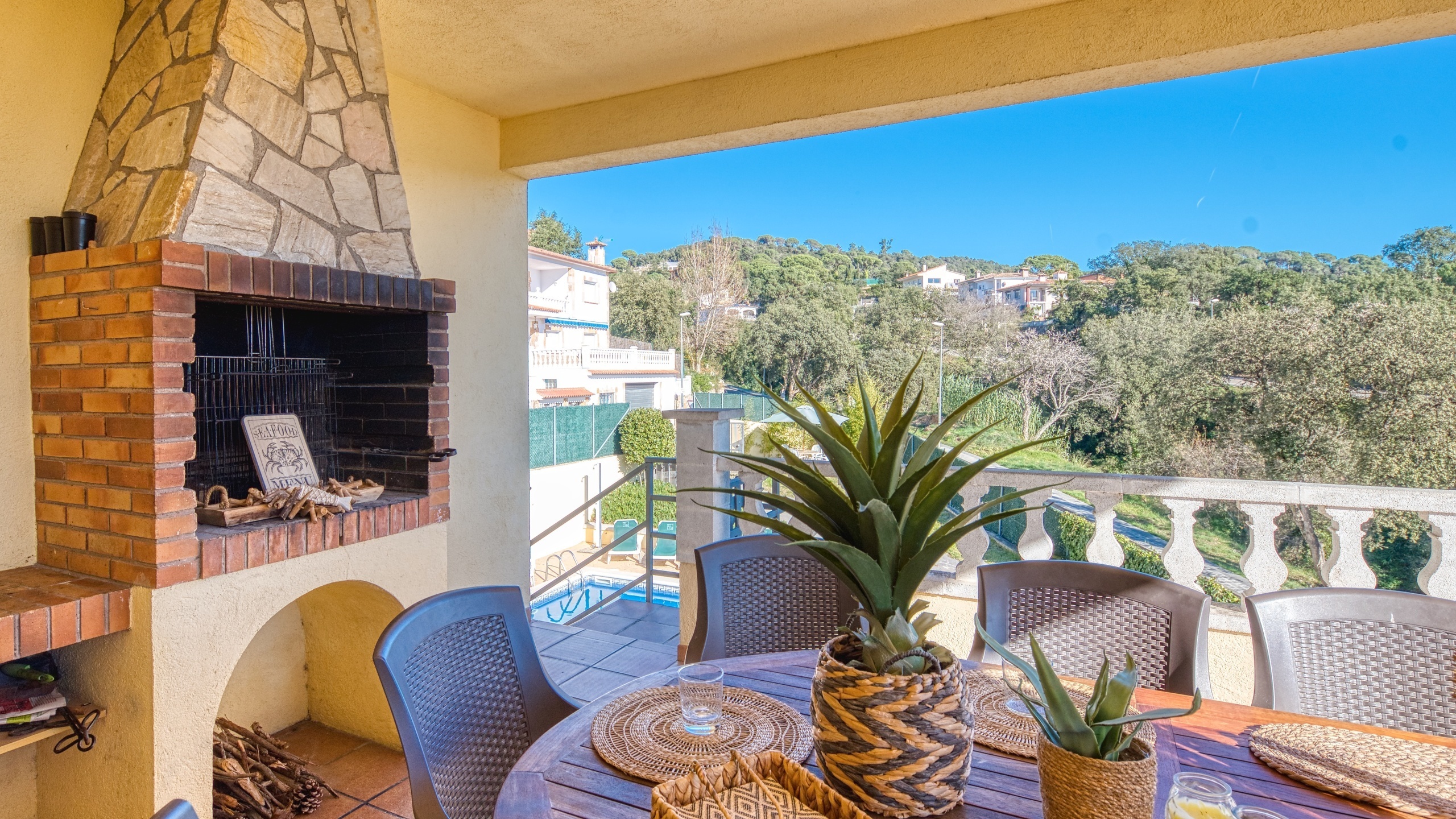 Villas de vacaciones Costa Brava España - Villa Holiday - Área de barbacoa