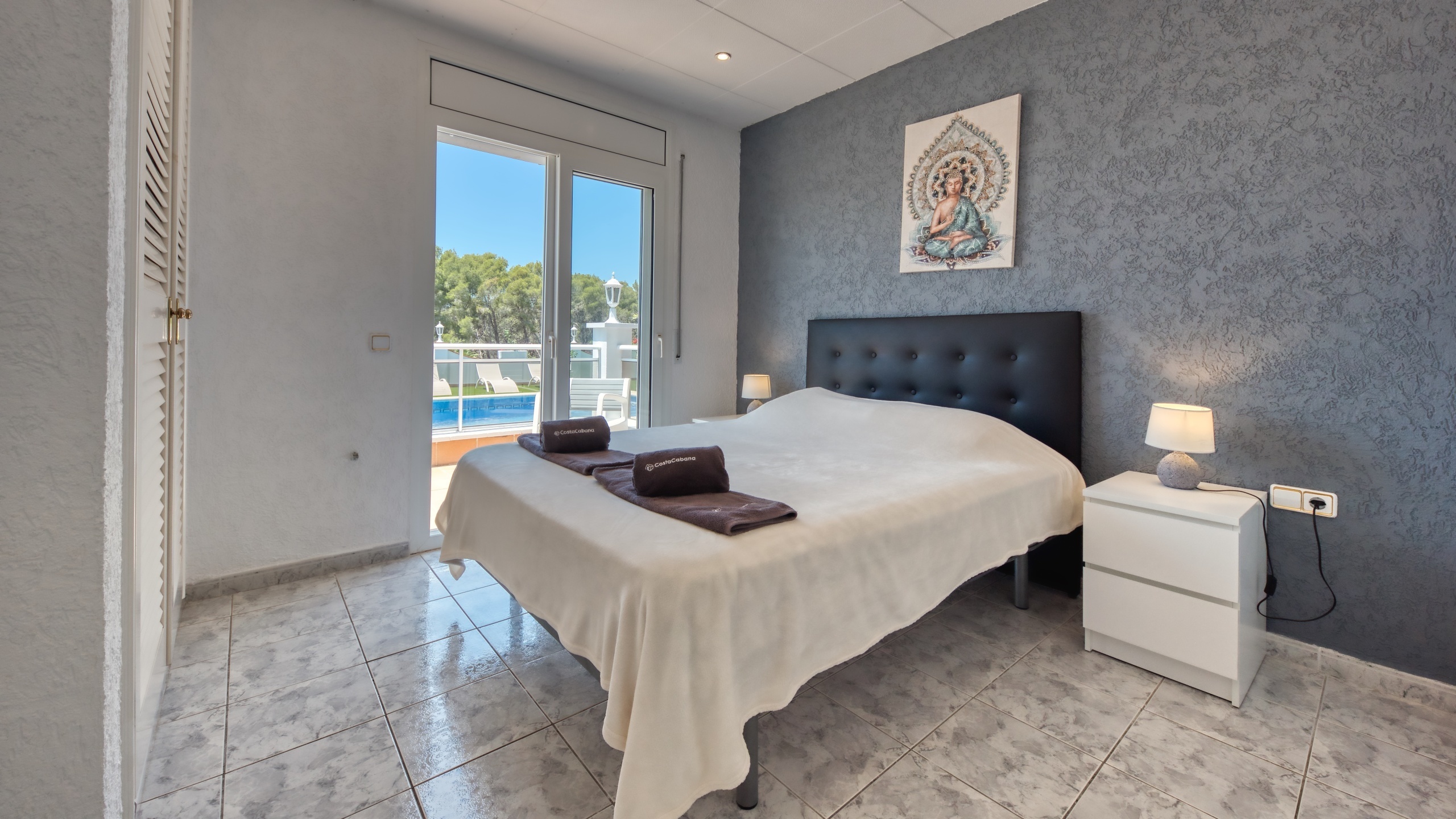Villas de vacaciones Costa Brava España - Villa Maribel - Dormitorio