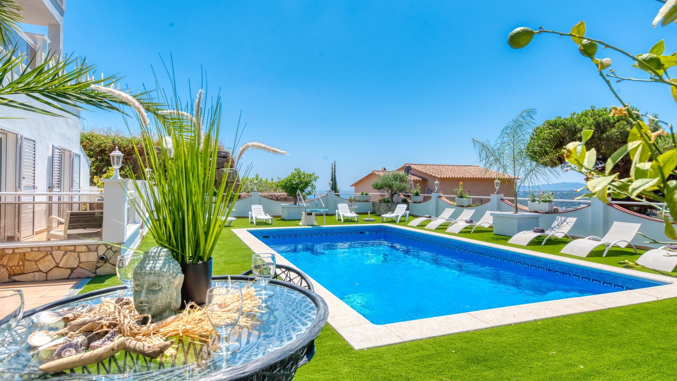 Villas de vacaciones Costa Brava España - Villa Maribel - Piscina