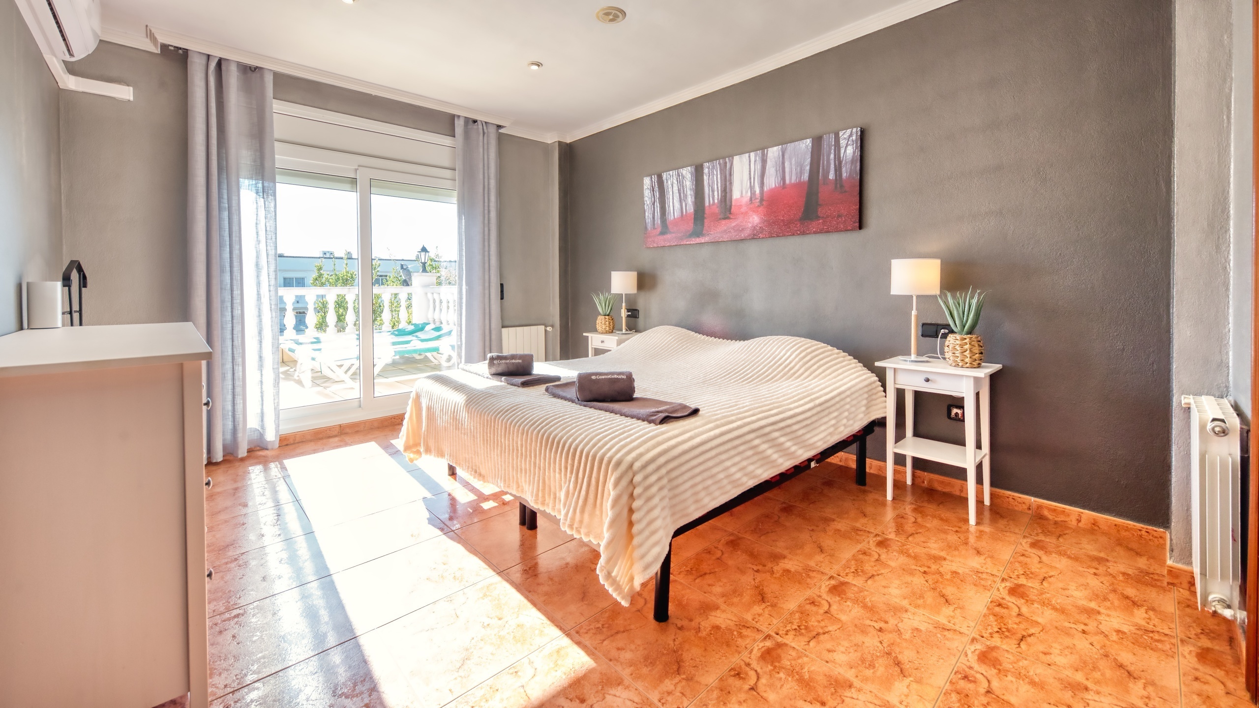 Villas de vacaciones Costa Brava España - Villa Summertime - Dormitorio
