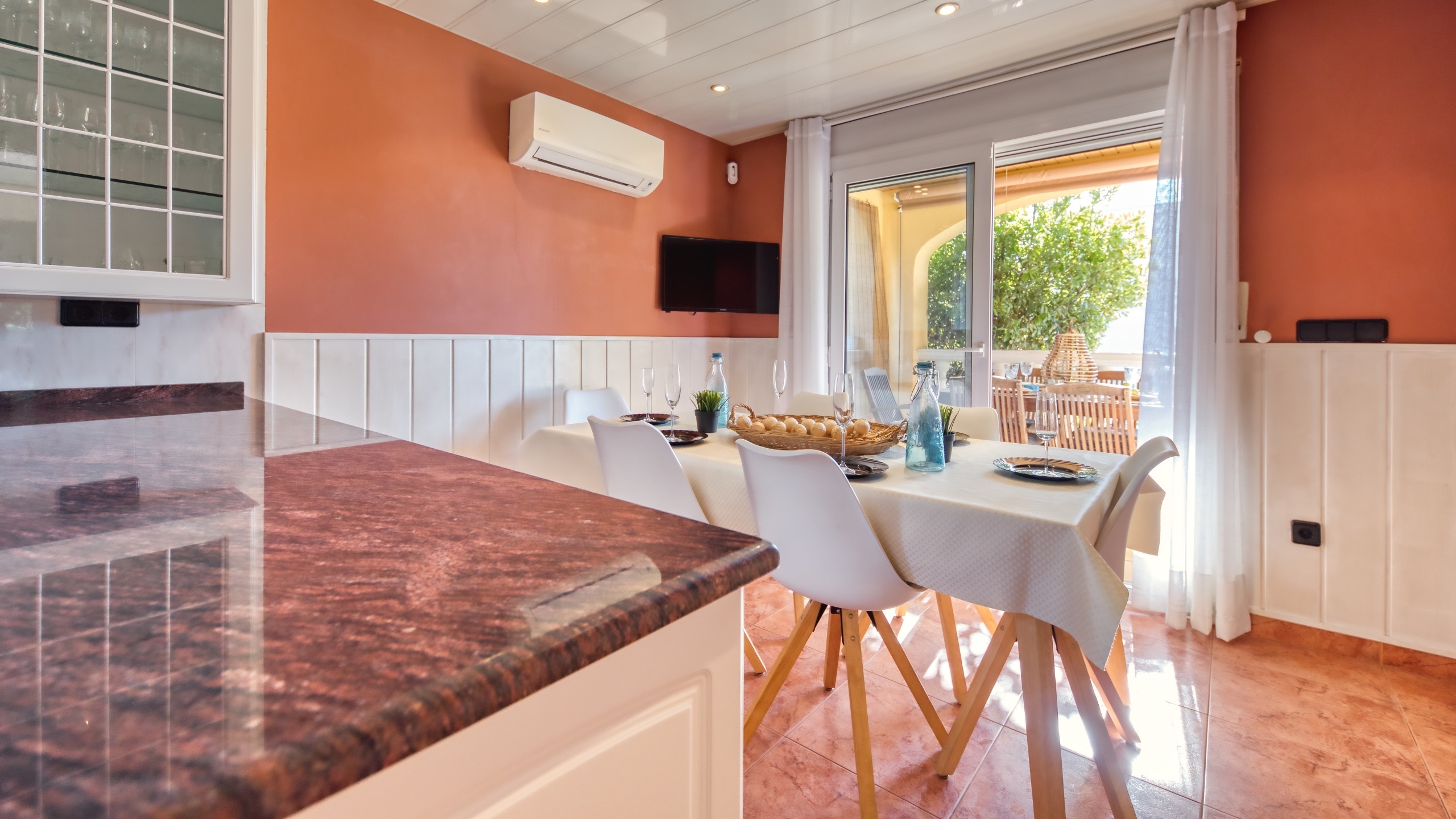 Villas de vacaciones Costa Brava España - Villa Summertime - Comedor