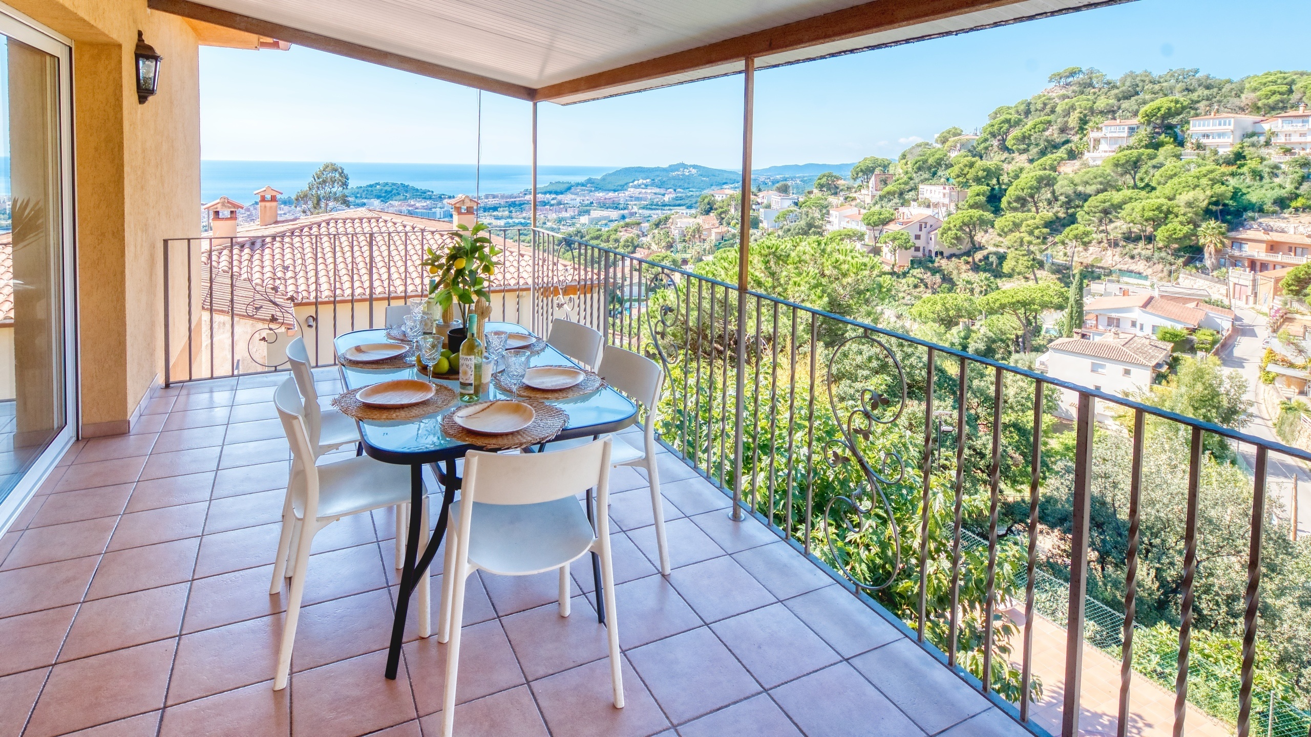 Villas de vacaciones Costa Brava España - Villa Marysol - Terraza