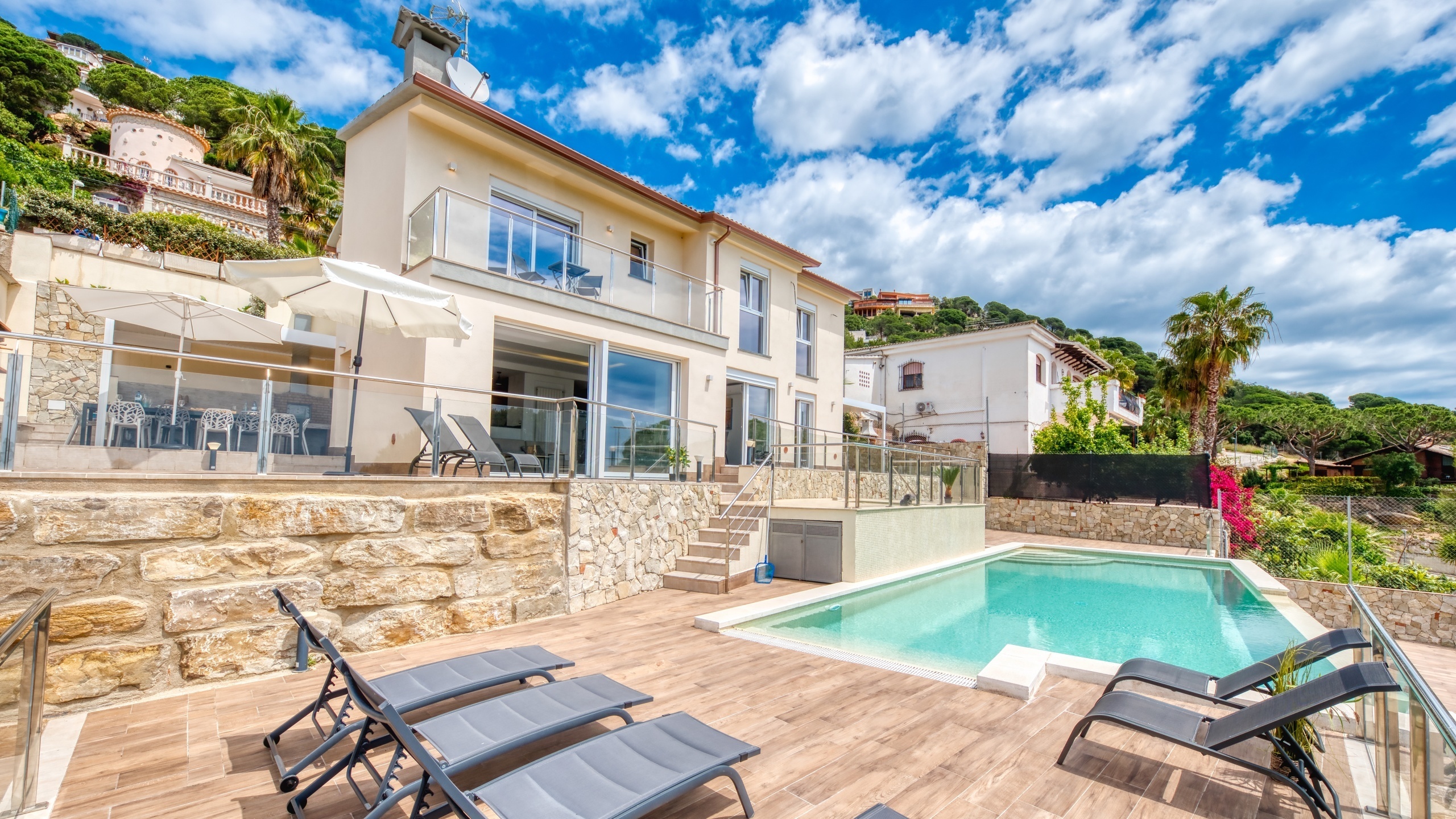 Villas de vacaciones Costa Brava España - Villa BellaVista - Villa exterior