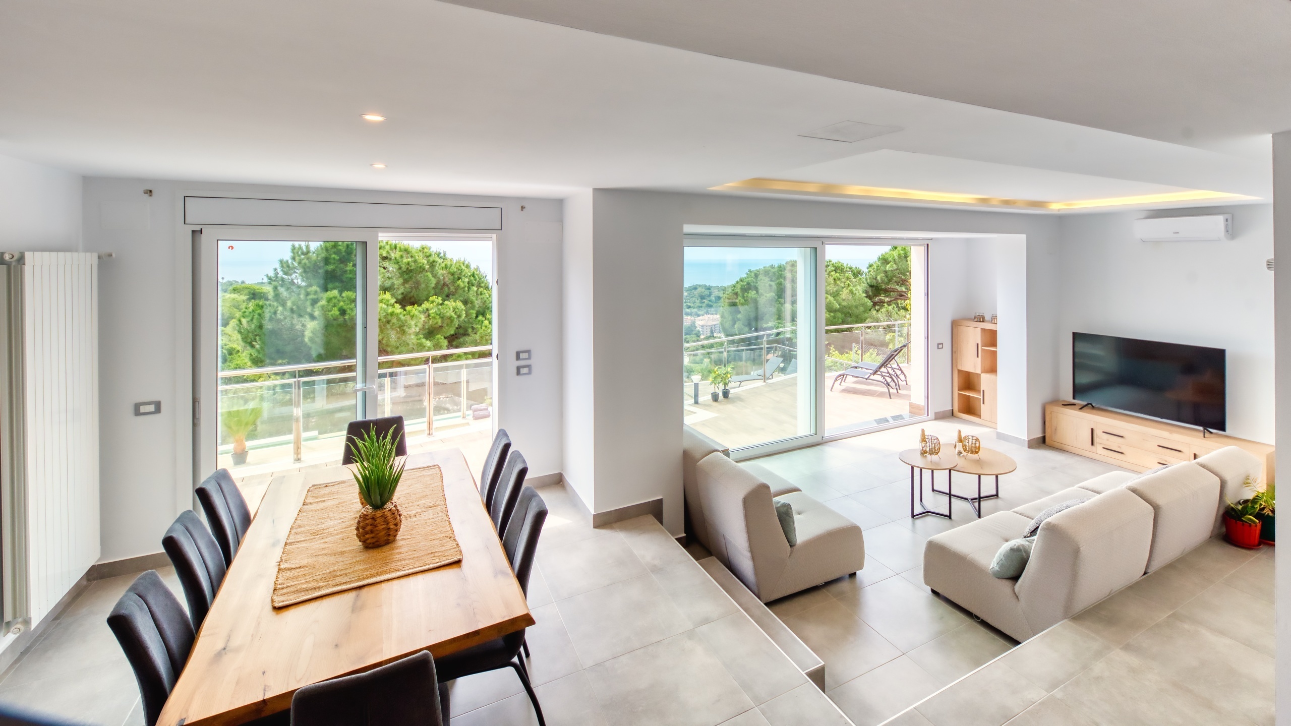 Villas de vacaciones Costa Brava España - Villa BellaVista - Sala de estar