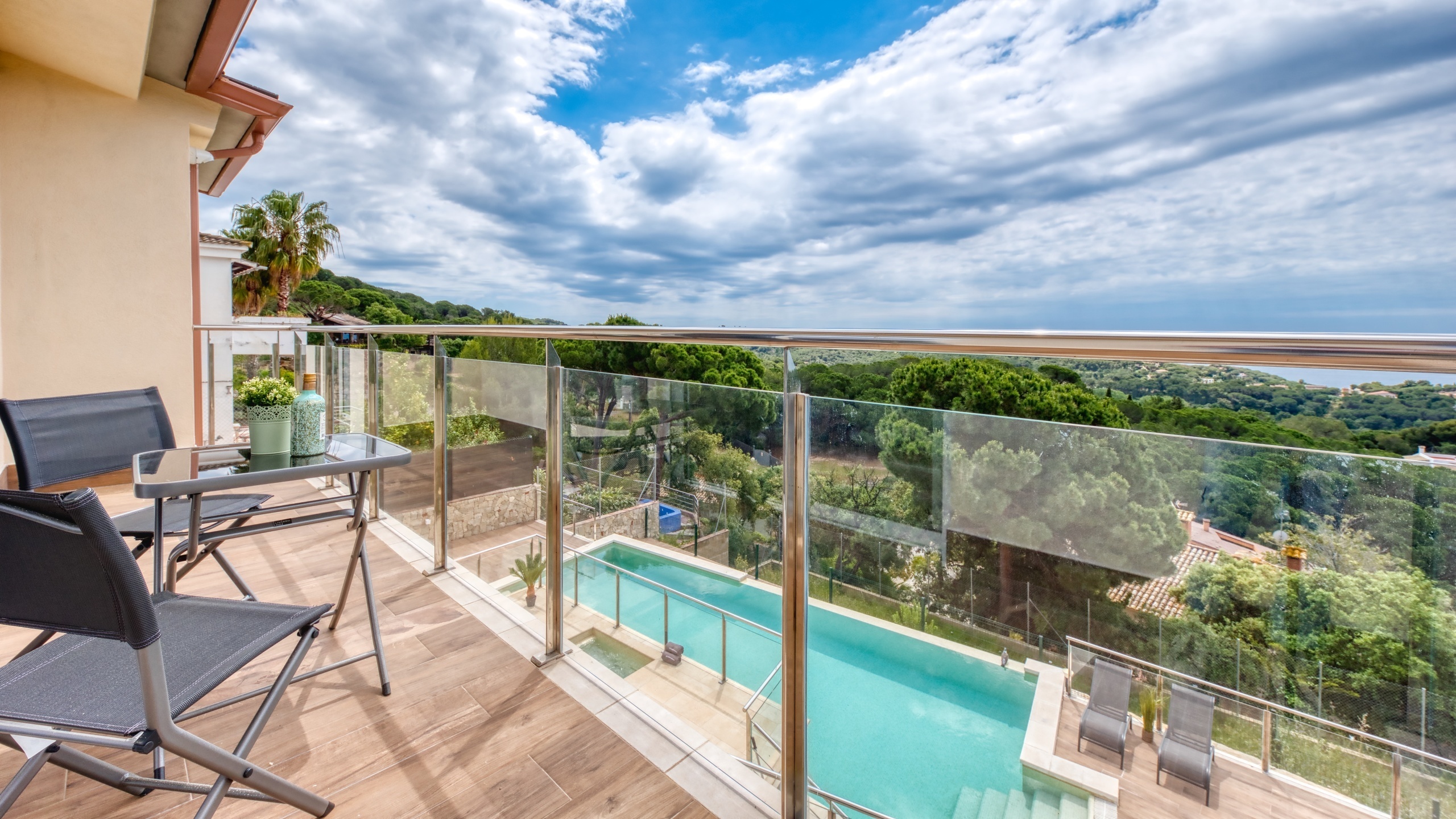 Villas de vacaciones Costa Brava España - Villa BellaVista - Terraza