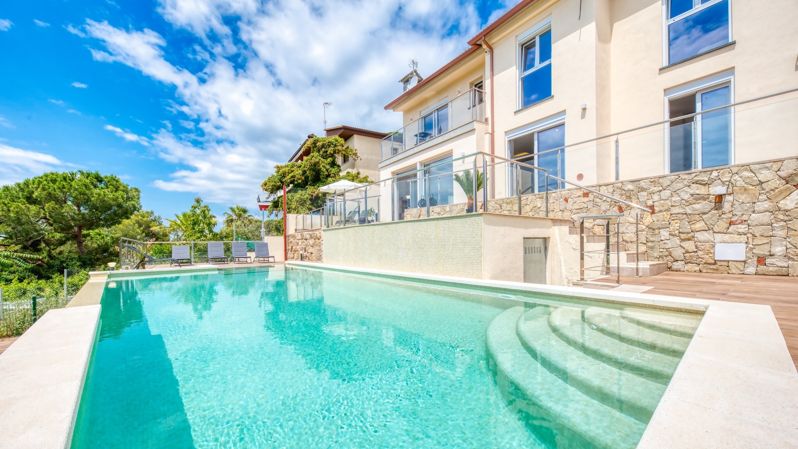 Villas de vacaciones Costa Brava España - Villa BellaVista - Villa exterior