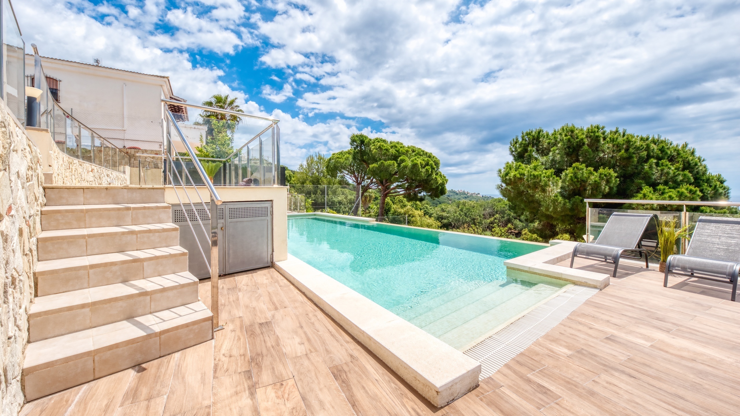 Villas de vacaciones Costa Brava España - Villa BellaVista - Piscina