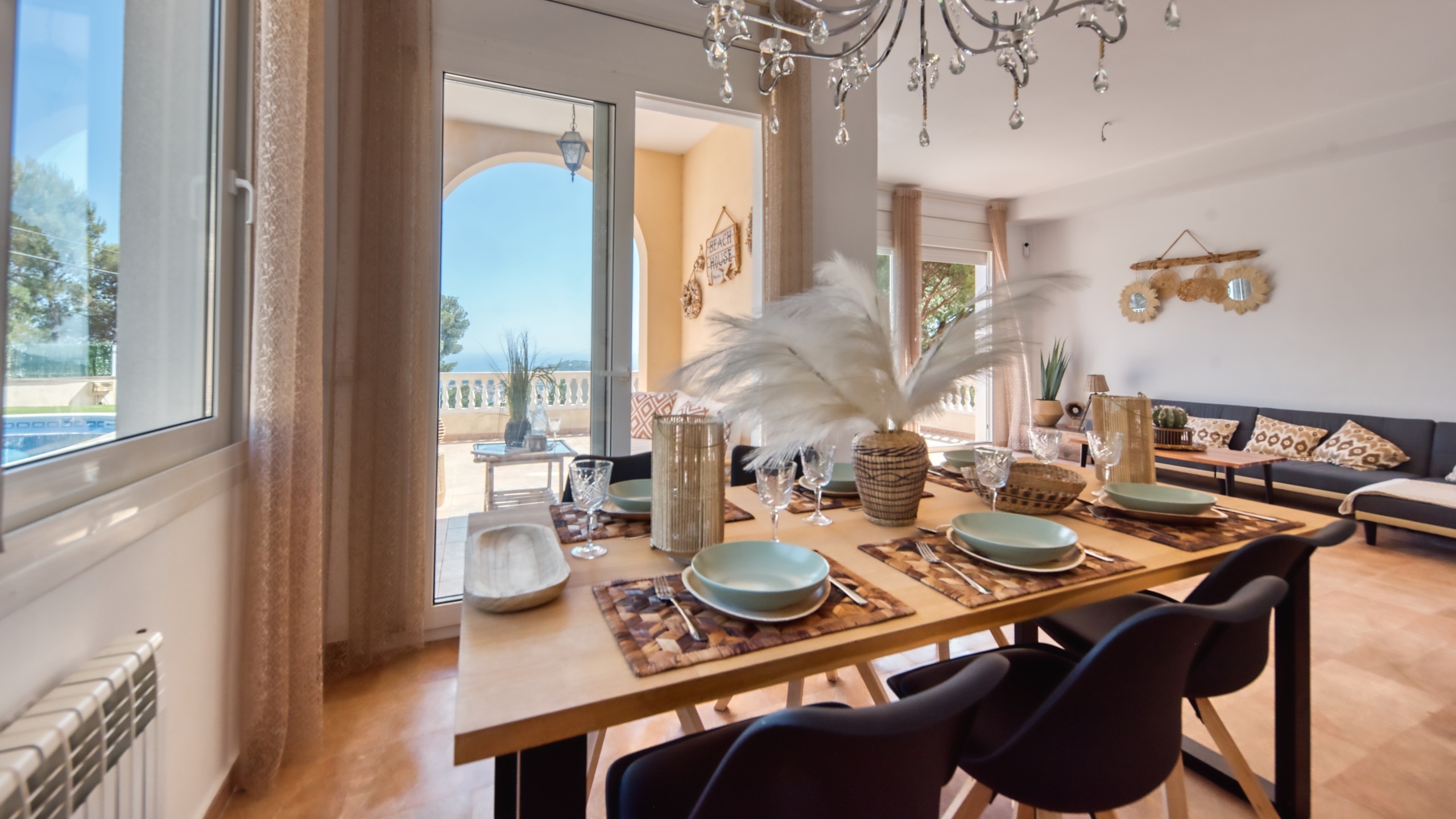 Villas de vacaciones Costa Brava España - Villa Ibiza - Comedor