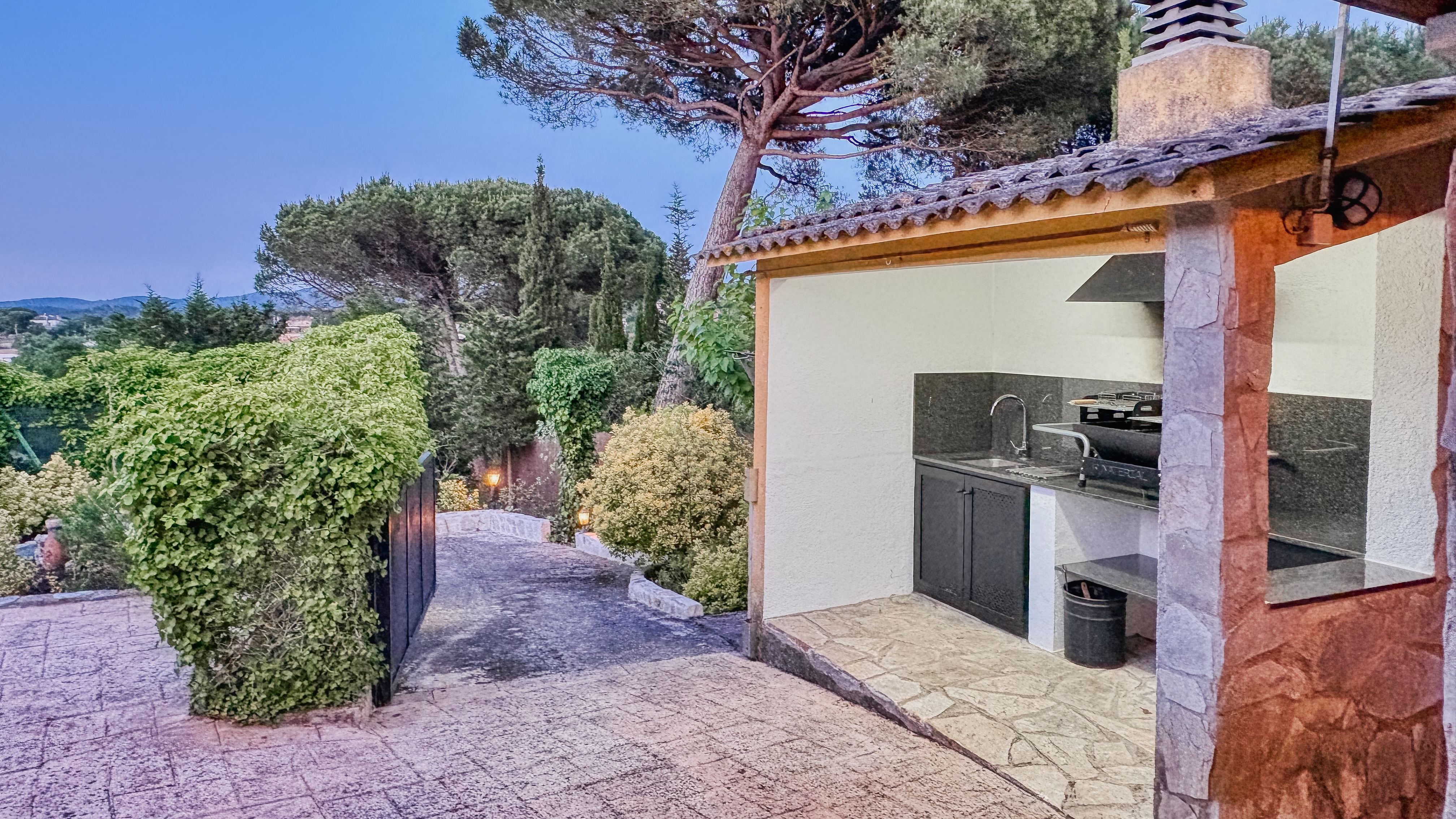 Villas de vacaciones Costa Brava España - Villa Iako - Área de barbacoa