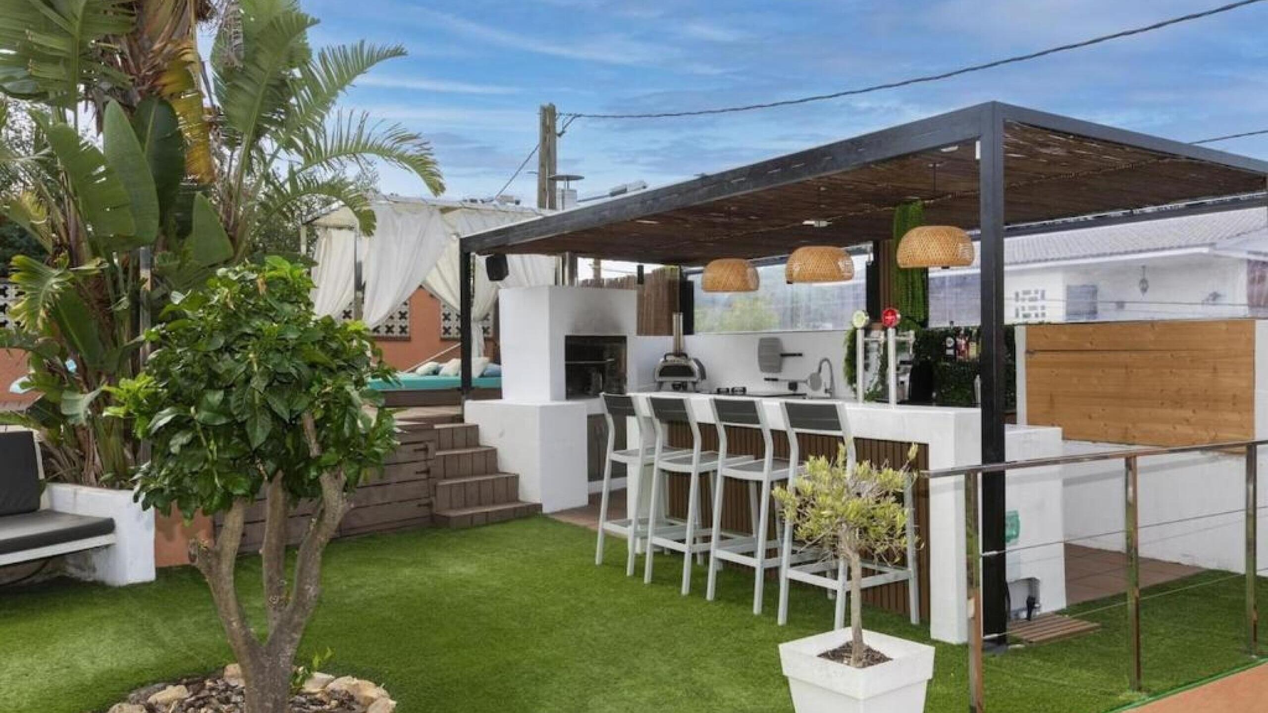 Villas de vacaciones Costa Brava España - Villa Soleia - Área de barbacoa